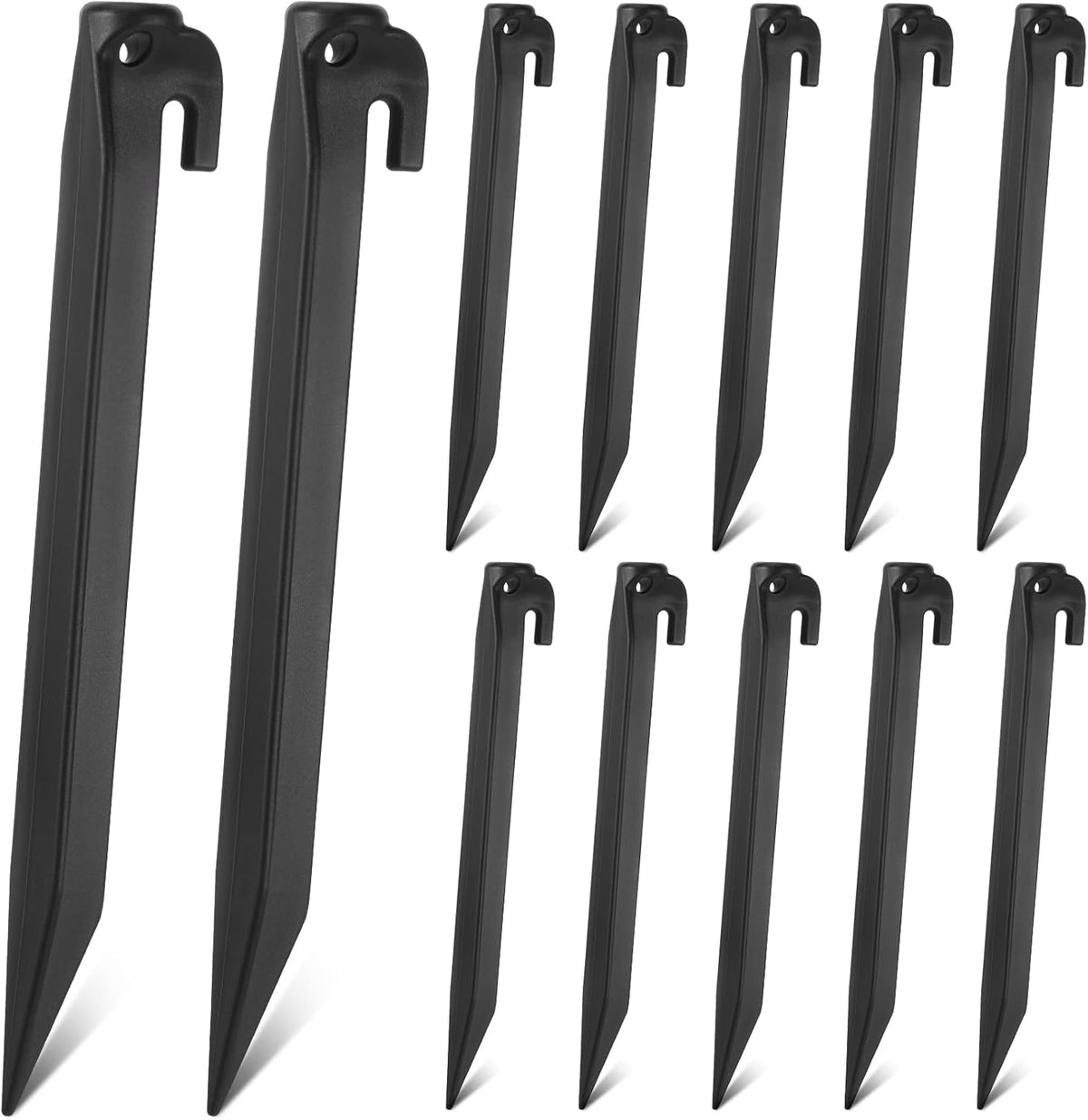 Yalikop 9 Inch Plastic Inflatable Stakes Tent Stakes Replacement Yard Inflatable Accessories for Camping Tent Pegs Garden Home Decorations