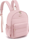 LOVEVOOK Small Backpack Purse for Women, Mini Puffer Lightweight Backpack, Casual Daily Daypack Purse for Women, back pack with Anti-theft Pocket for Travel