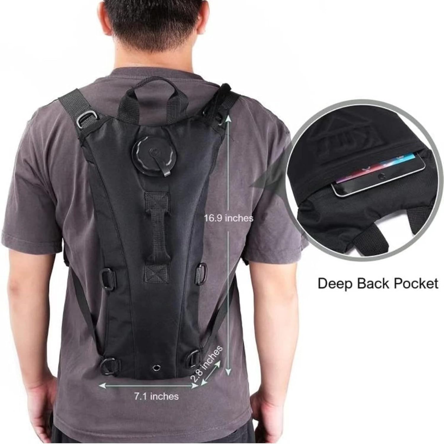 Water Backpack Hydration Backpack with Bladder Lightweight & Waterproof Hydration Pack for Hiking, Cycling, Running,Climbing Outdoorer ,Gift for dad