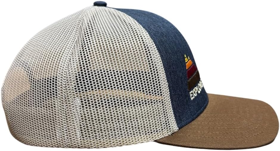 Jeep Explore The Outdoors Trucker Hat – Embroidered Logo, Snapback Closure, Mesh Back