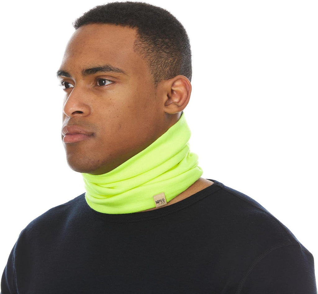 100% Merino Wool - Midweight Neck Gaiter - Skiing Neck Warmer - Winter Face Mask - Multipurpose Headwear