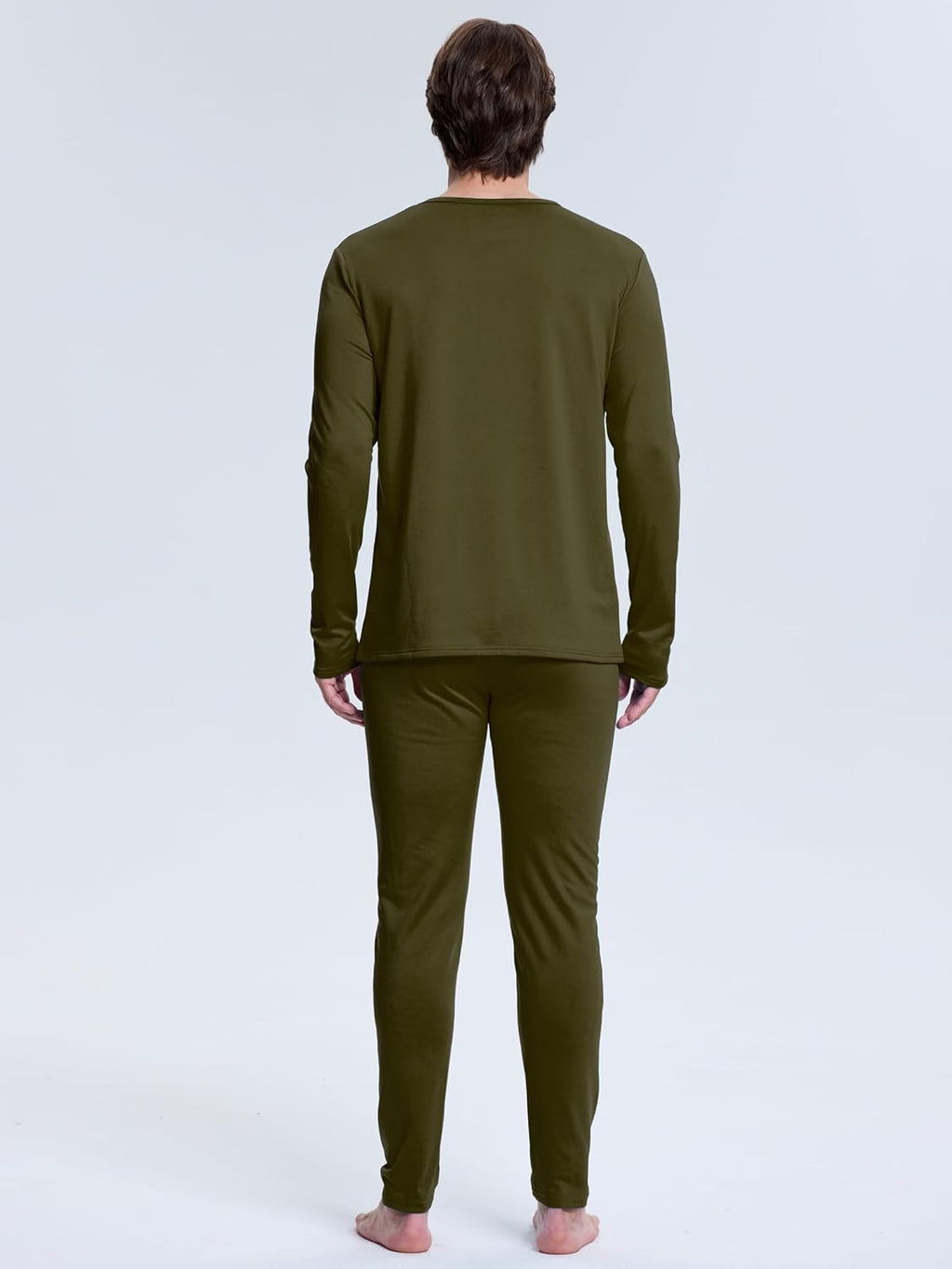 Thermal Underwear for Men Fleece Lined Long Johns for Mens Winter