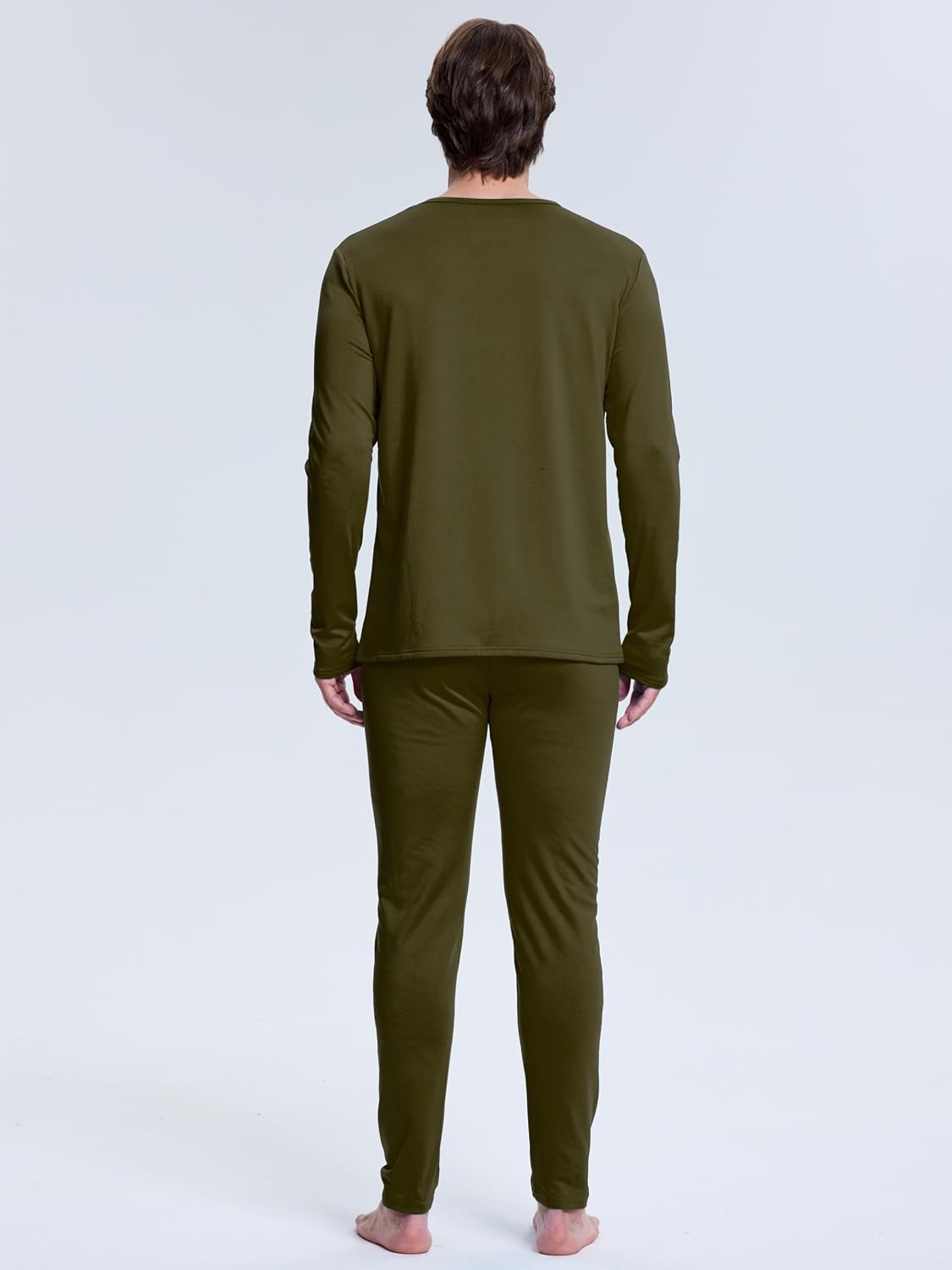 Thermal Underwear for Men Fleece Lined Long Johns for Mens Winter