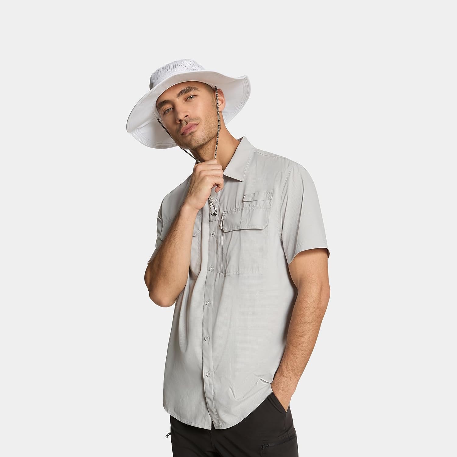 MISSION Cooling UPF Boonie Hat - Unisex Sun Hat for Hiking, Beach & Fishing - Sweat & Water Activated Technology