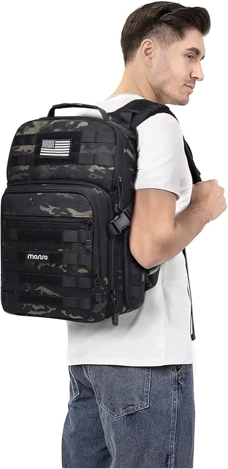 MOSISO Camera Backpack, DSLR/SLR/Mirrorless Photography Tactical Camera Bag