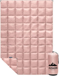 zzlamb Outdoor Puffy Camping Blanket, Down Alternative Camp Quilt