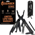 Gerber Dime 12-in-1 Mini Multitool Pliers, Pocket Knife,Bottle Opener,Black