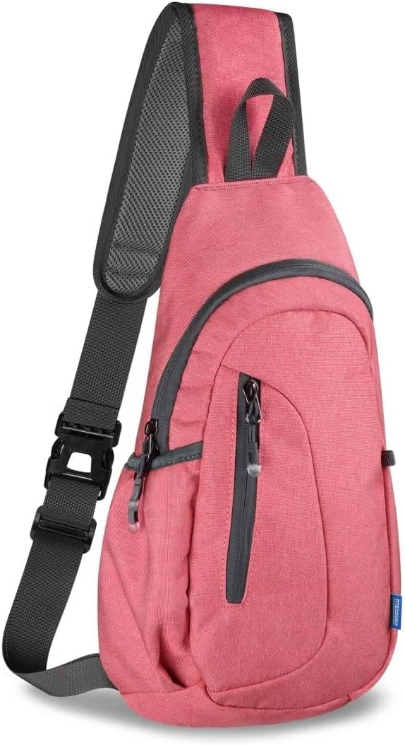 TITECOUGO Small Sling Bag, Lightweight Crossbody Backpack for Men Women, Shoulder Bag for Sports and Outdoor