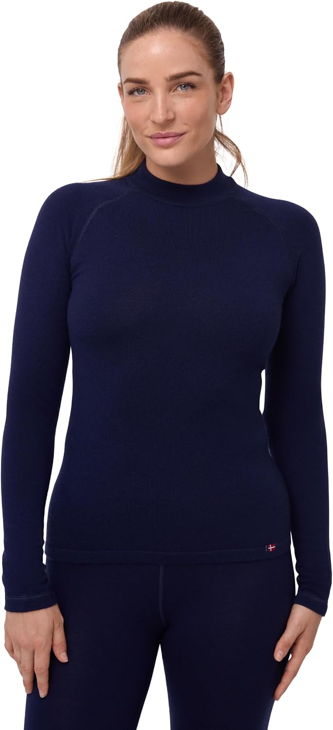 DANISH ENDURANCE Merino Wool Thermal Top for Women, Extreme Cold