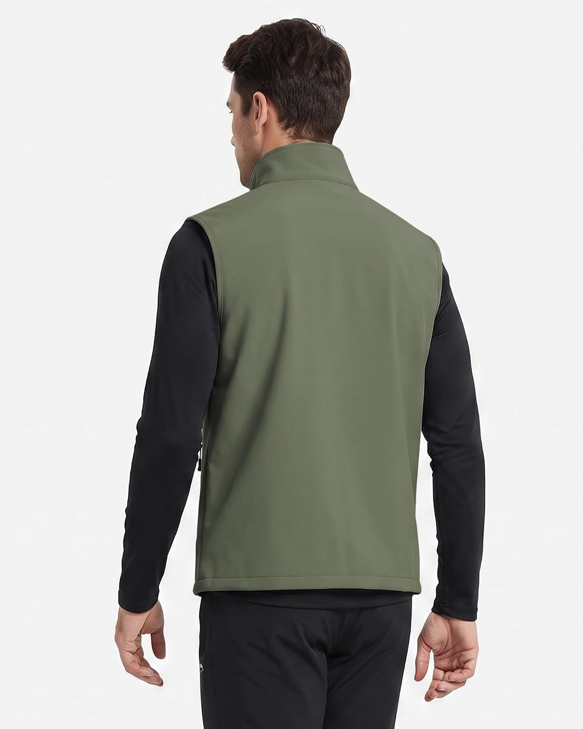 WULFUL Men's Golf Vest Windproof Lightweight Outerwear Sleeveless Jacket