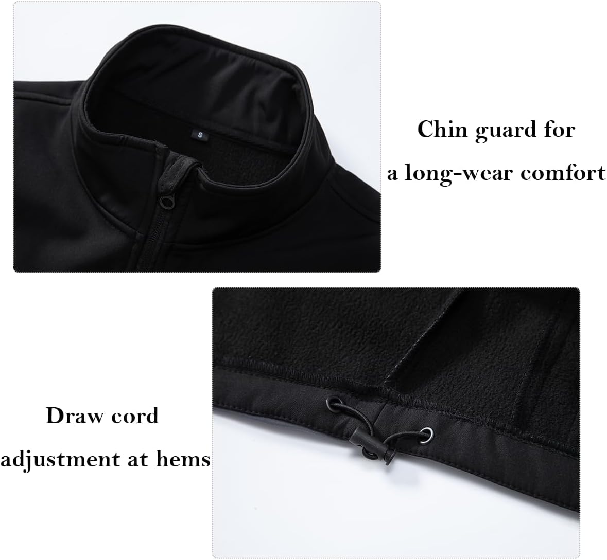 Msmsse Men's Outerwear Lightweight Vest Standing Collar Puffer Sleeveless Jacket for Hiking Running Golf