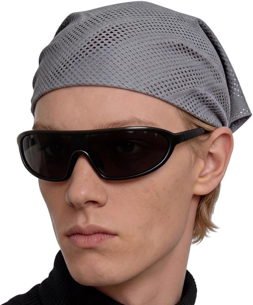 UNDERCONTROL Quick-Dry Mesh Scarf Lightweight Breathable Outdoor Bandana for Hiking, Running, Camping, Gorpcore Style Korea