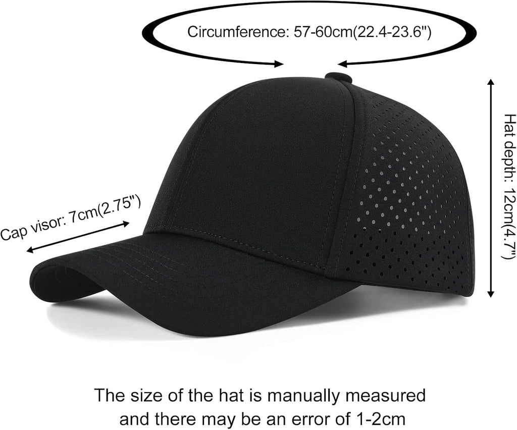 VOBOOM Men Laser Mesh Ball Cap Snapback Baseball Cap