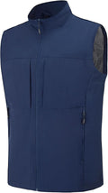 Men's Lightweight Outerwear Vest Softshell Sleeveless Jacket