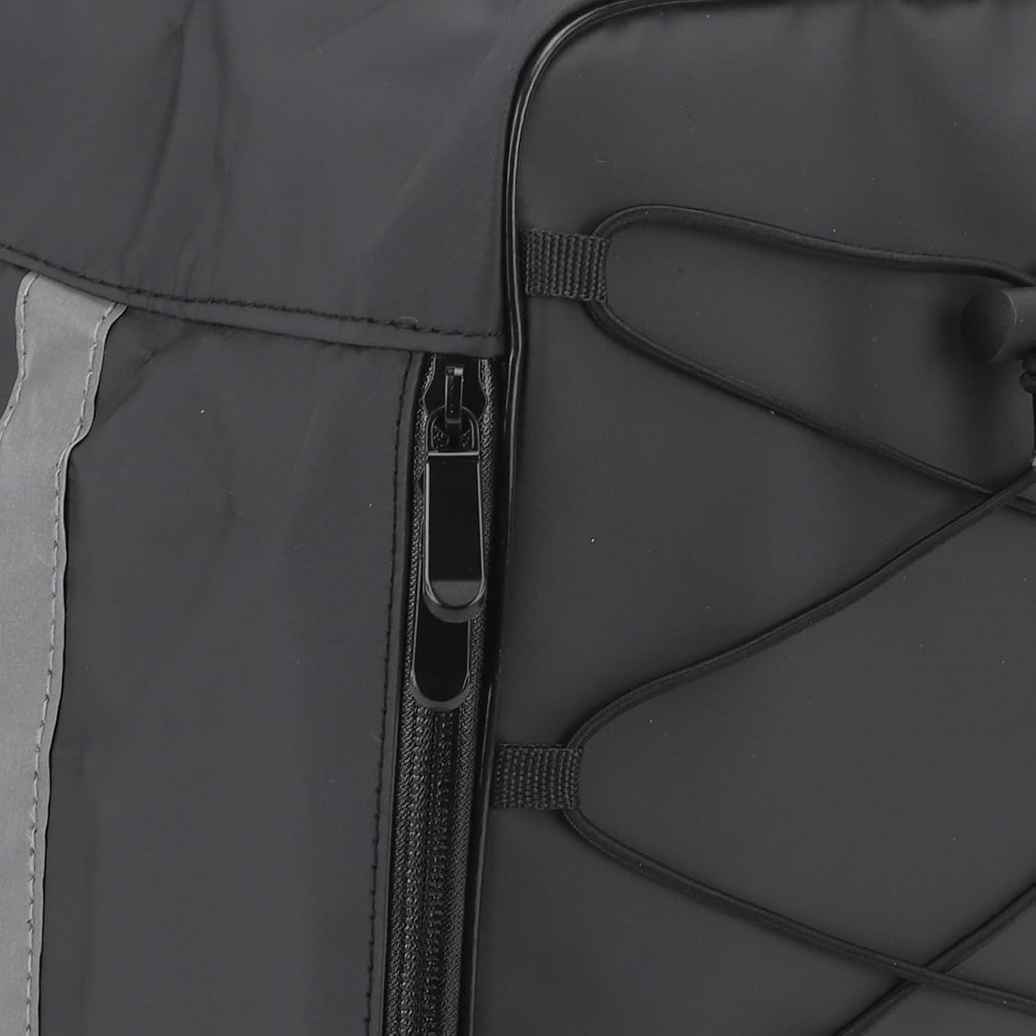 Drfeify Cycling Trunk Carrier Rear Bike Rack Bag 15L Capacity Saddle Bag Black PU Leather