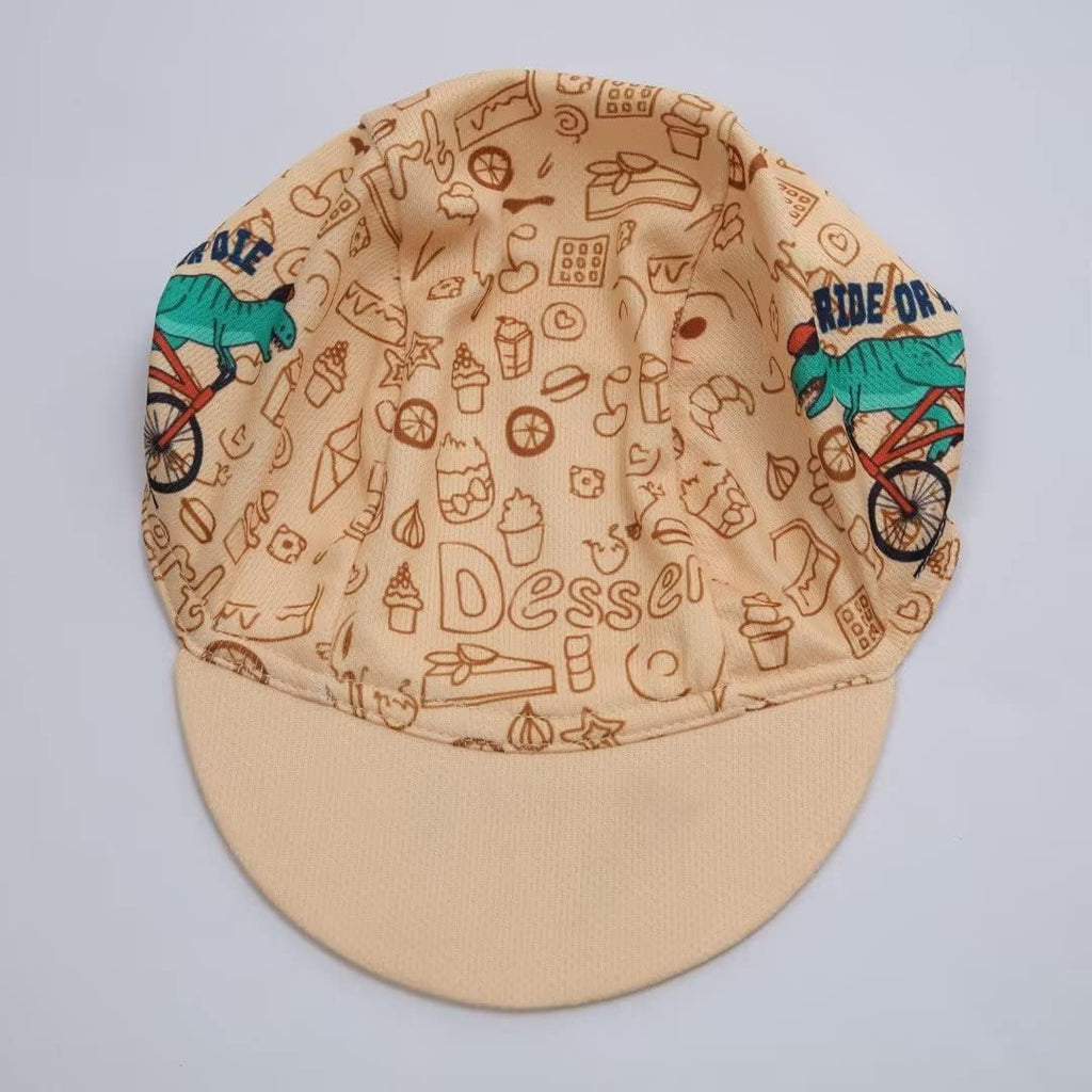 Funny Cycling Cap - Polyester Cartoon Cycling Hat-Under Helmet - Cycling Helmet Liner Breathable&Sweat Uptake