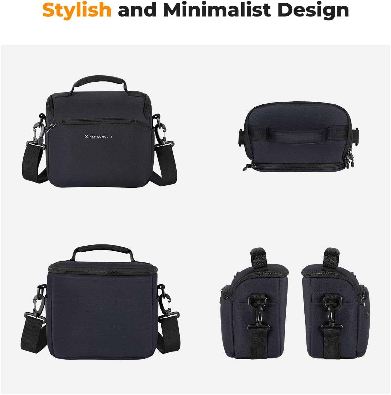 K&F CONCEPT Camera Sling Bag Small Crossbody Case