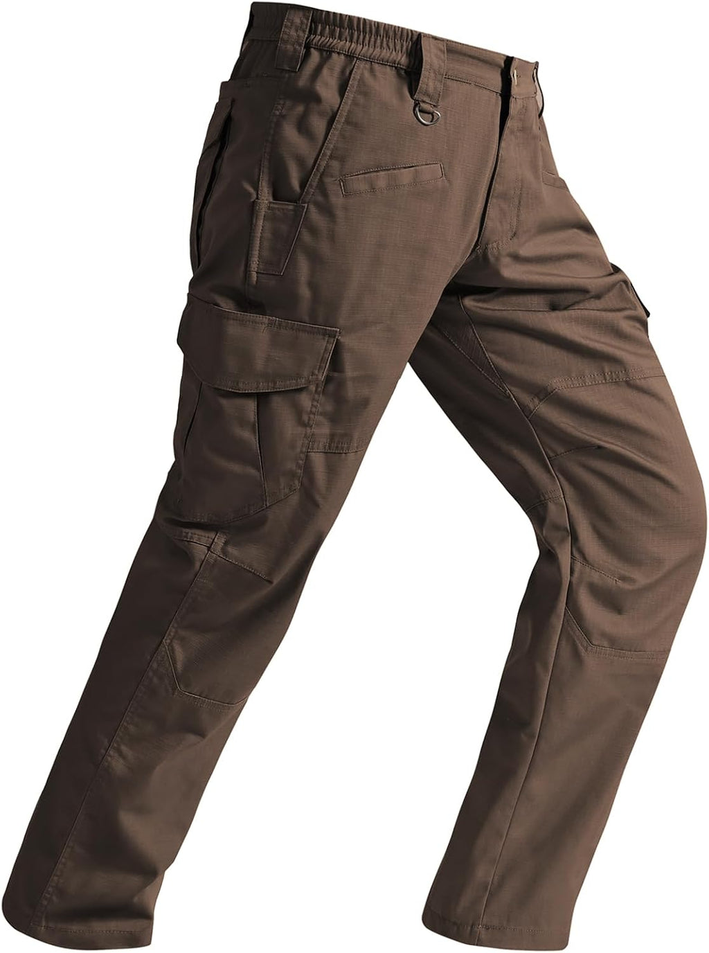 SPOSULEI Mens Tactical Pants Ripstop Cargo Work Pants with 9 Pockets Water Resistant Breathable Hiking Construction Pants