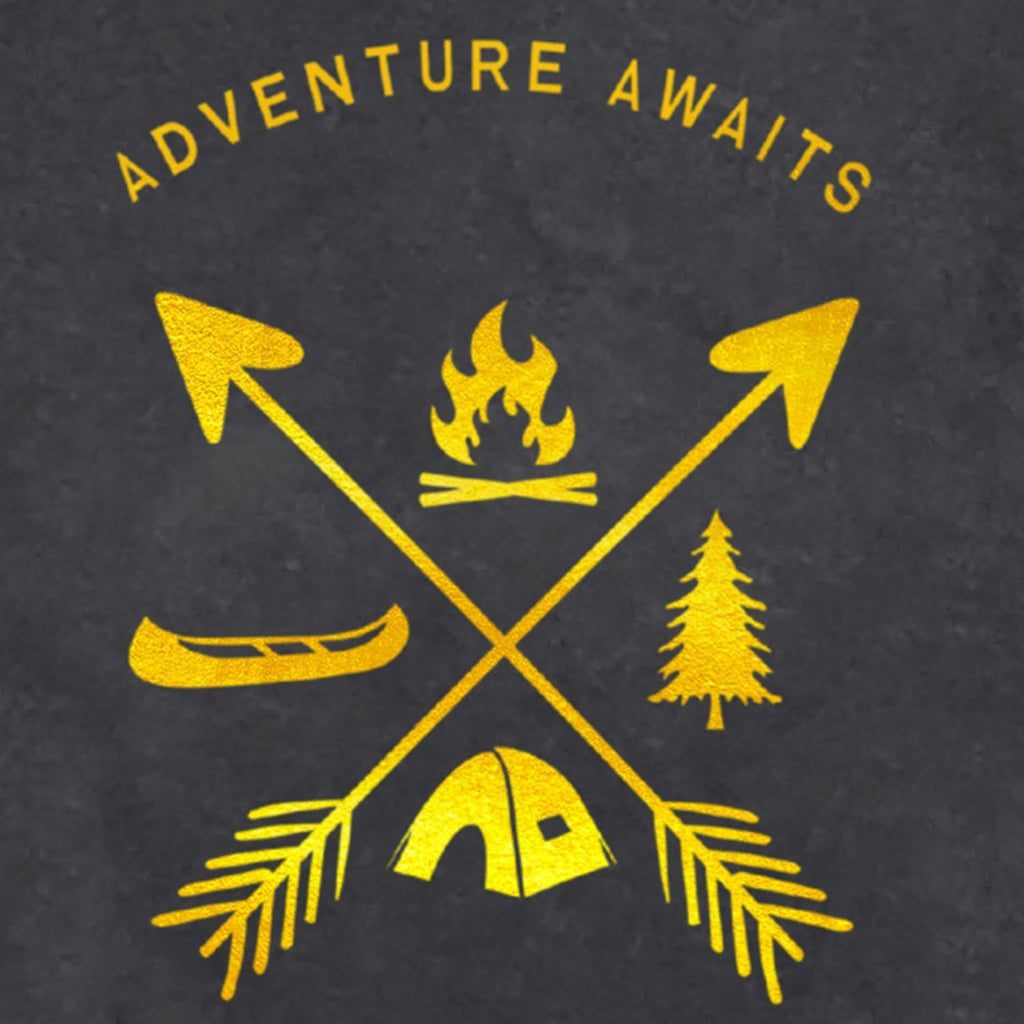Womens Adventure Awaits Shirts Outdoor Lifestyle Camping Hiking T-Shirt Nature Travel Camp Life Tee