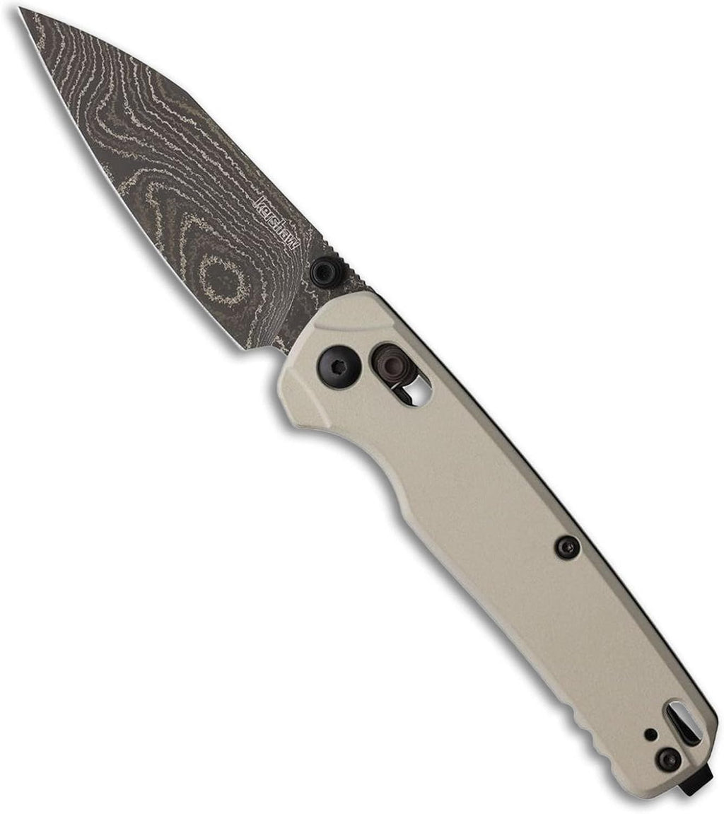 Kershaw Bel Air Pocket Knife, Made in The USA, 3.1 inch CPM MagnaCut Steel Blade, EDC Design, Duralock Locking Mechanism, Manual Folder, Pocketclip