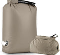 Travel Compression Laundry Bag, Pump-Free Vacuum Space Saver Bag for Dirty Clothes, Reusable Waterproof Wet Dry Bag, Travel Laundry Bag for Luggage, Packing, Suitcase (1 Pcs)(Gray, L)