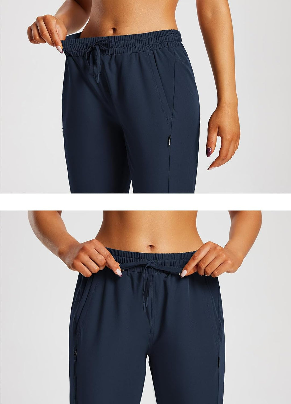 baleaf Womens's Hiking Shorts Below Knee Quick Dry Capris