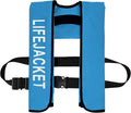 Adult Automatic Inflatable Kayak Vest PFD,Water Sports Vest for Boating Fishing Kayaking SUP Paddleboarding（fit Weight Below 330 lbs）