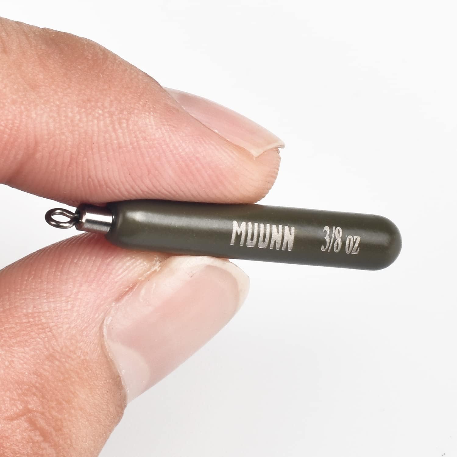 Tungsten Skinny Drop Shot Weights with Rotating Round Eye