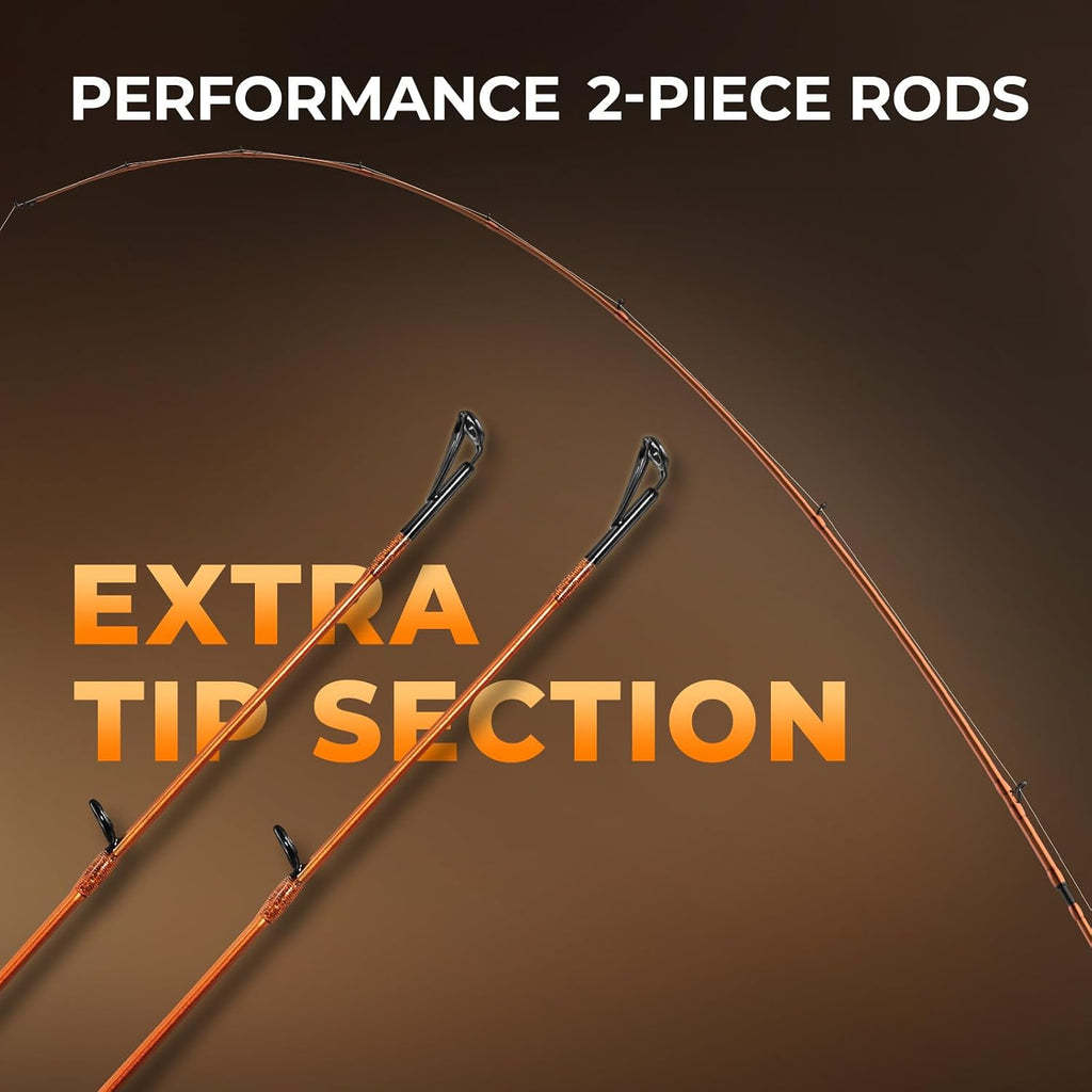 KastKing Lethal Blaze Twin-Tip Fishing Rod and Reel Combo