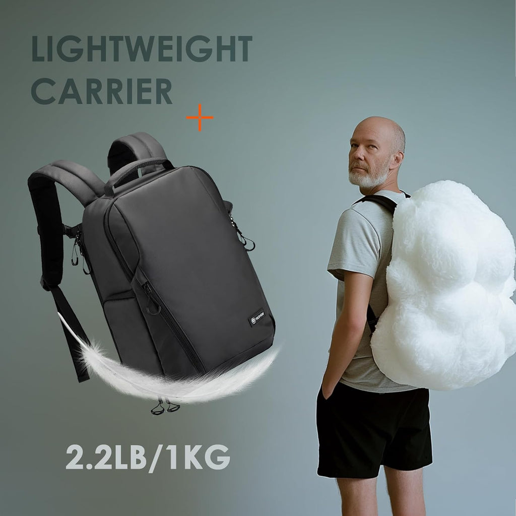 TARION Urban Camera Backpack for Photographers Compact 12.5L Black TRL
