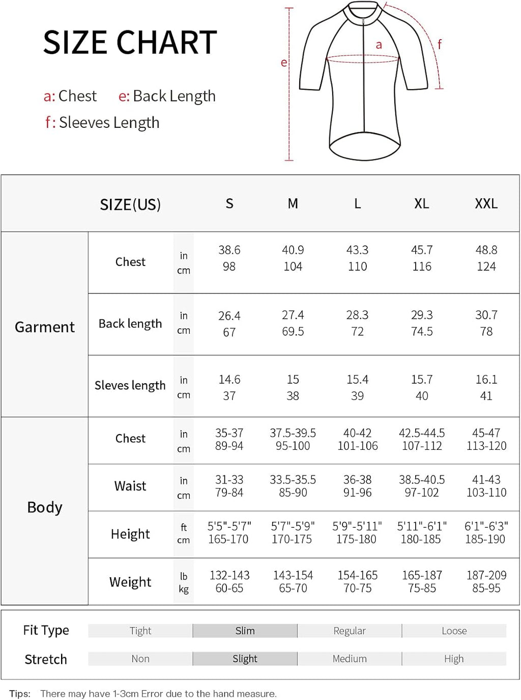 BERGRISAR Men's Cycling Jerseys Short Sleeves Bike Shirt