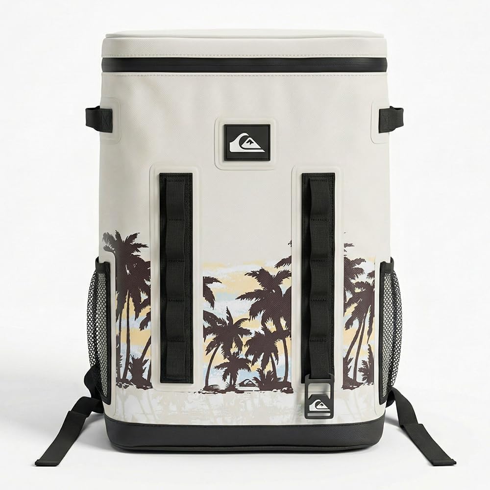 Quiksilver Cooler, 24 Cans, 48H Insulated Cooling, Leak Proof, Waterproof IPX7, Heavy Duty Cooler Bag for Beach, Camping, Fishing