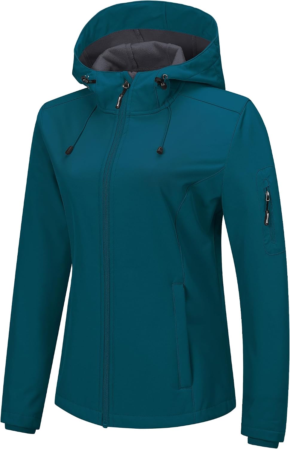 Outdoor Ventures Women's Softshell Jacket Fleece Lined Waterproof Rain Coat
