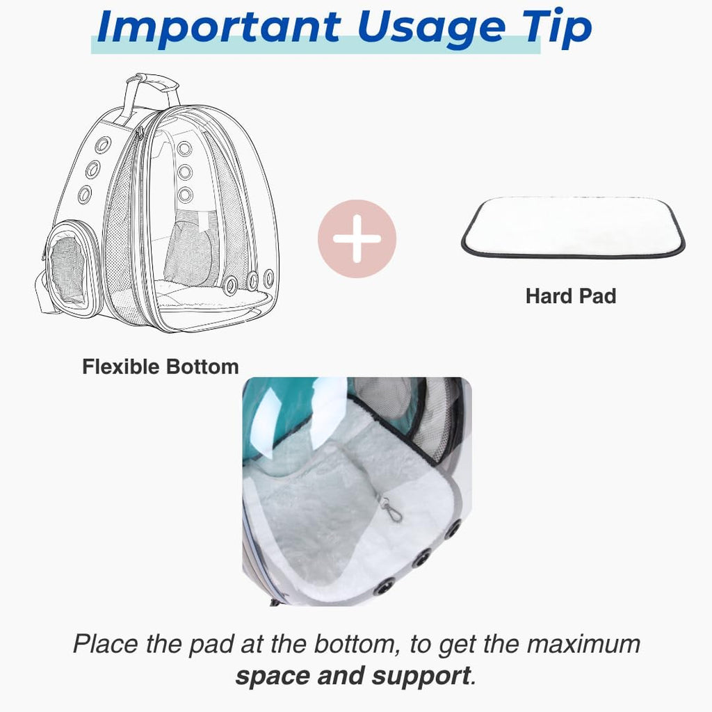 Lollimeow Expandable Bubble Cat Carrier Backpack, Supports up to 16 lbs