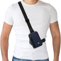 Peicees Small Crossbody Bag for Men Women Mini Sling Bag Travel Running Phone Daypack Cross Body Shoulder Bags with Keyholder