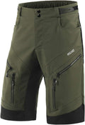 ARSUXEO Men's Loose Fit Cycling Shorts Mountain Bike Shorts Water Ressistant 1903