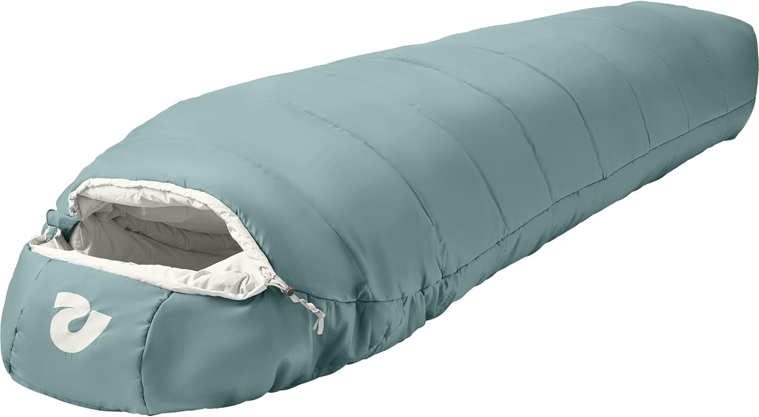 Retrospec Dream Mummy Sleeping Bag - 5, 15, & 30°F Cold Weather Camping & Travel Essential Gear with Water - Resistant Shell & Synthetic Fill - Zippered Pocket & Stuff Sack