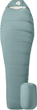 Retrospec Dream Mummy Sleeping Bag - 5, 15, & 30°F Cold Weather Camping & Travel Essential Gear with Water - Resistant Shell & Synthetic Fill - Zippered Pocket & Stuff Sack