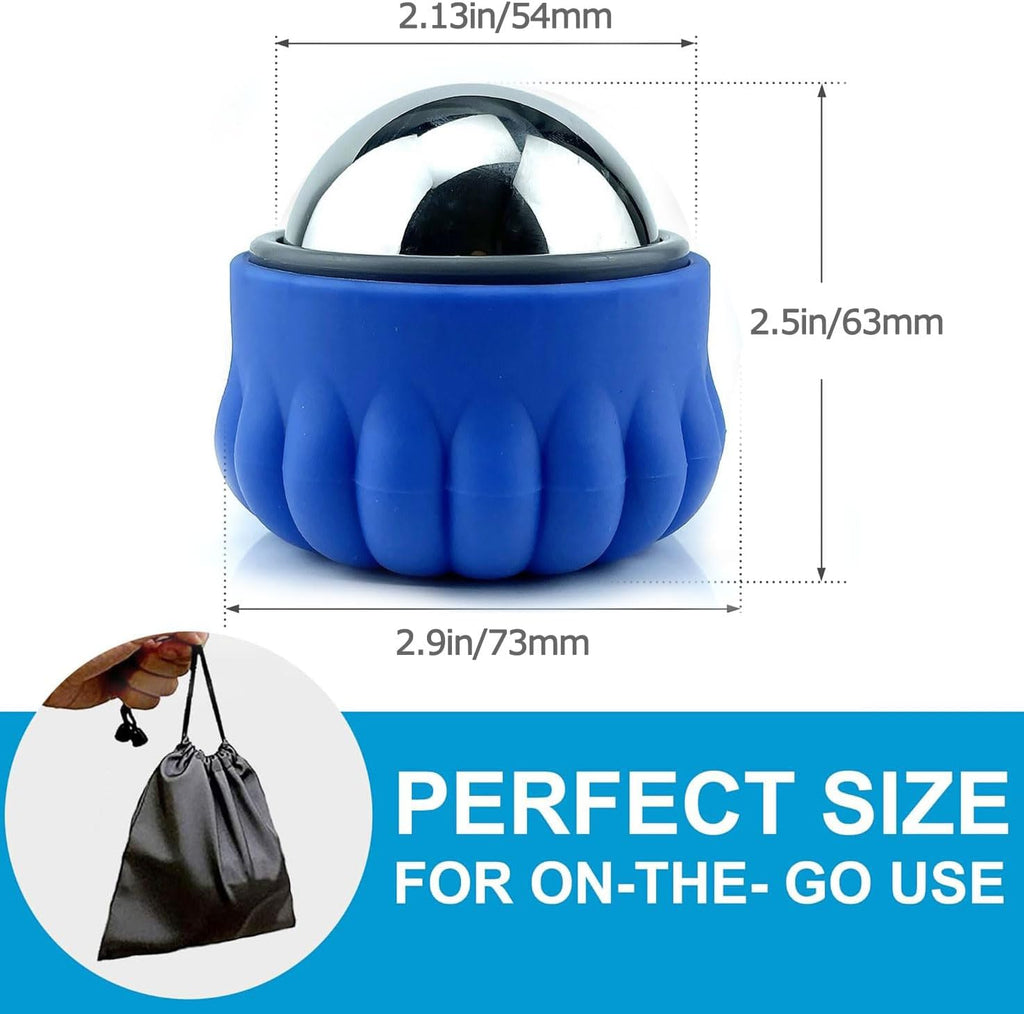 Massage Ice Roller Ball Cold & Heat Therapy Tissue Relief Muscle Recovery