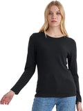 100% Merino Wool Base Layer Women Soft Thermal Long Sleeve Everyday Shirt