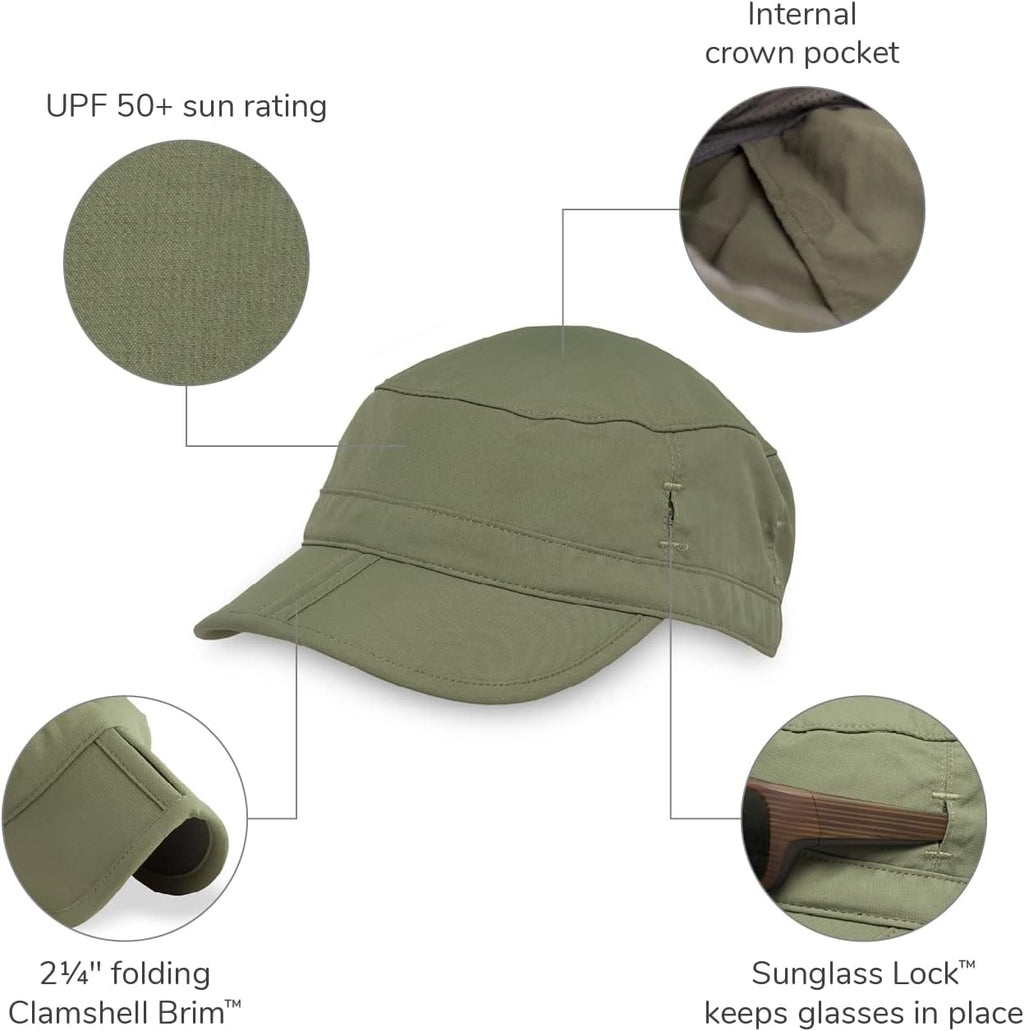 Sunday Afternoons Sun Tripper Cap, UPF 50+ Unisex Cadet Cap