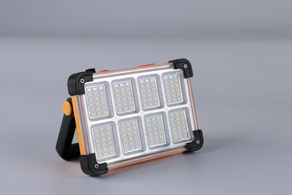 YXQUA 120W Solar Rechargeable Work Light, 144 LED 10000LM, IP65