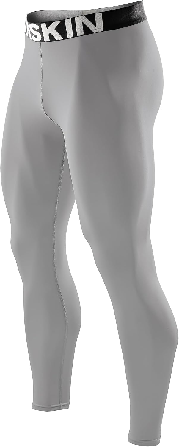 DRSKIN Men’s Compression Pants (5/4/3 Pack) Quick Dry Tights Leggings Sports Baselayer Running Gym Workout