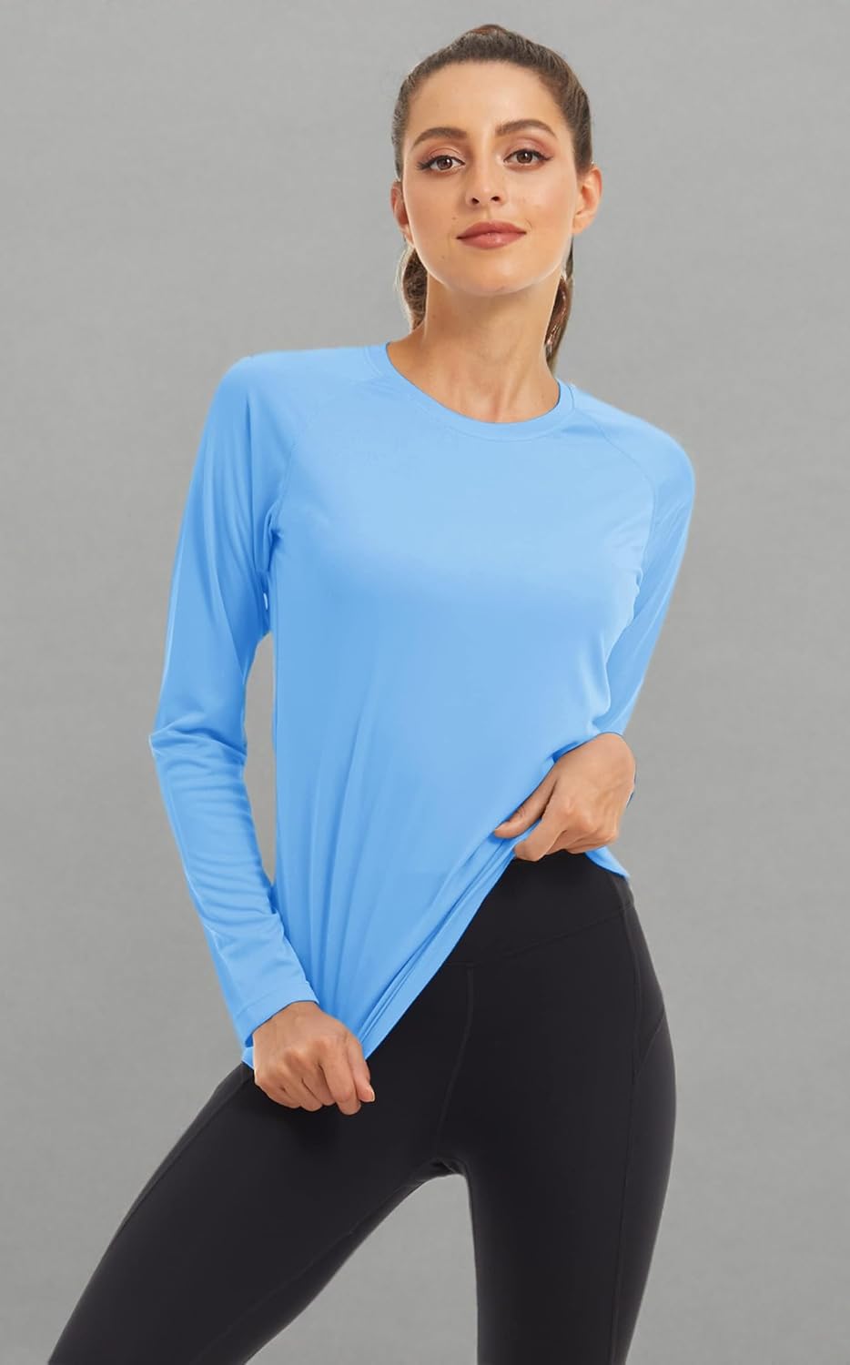 MAGCOMSEN Women's Long Sleeve Shirts UPF 50+ Sun Protection Shirts for Hiking Fishing Workout Rash Guard