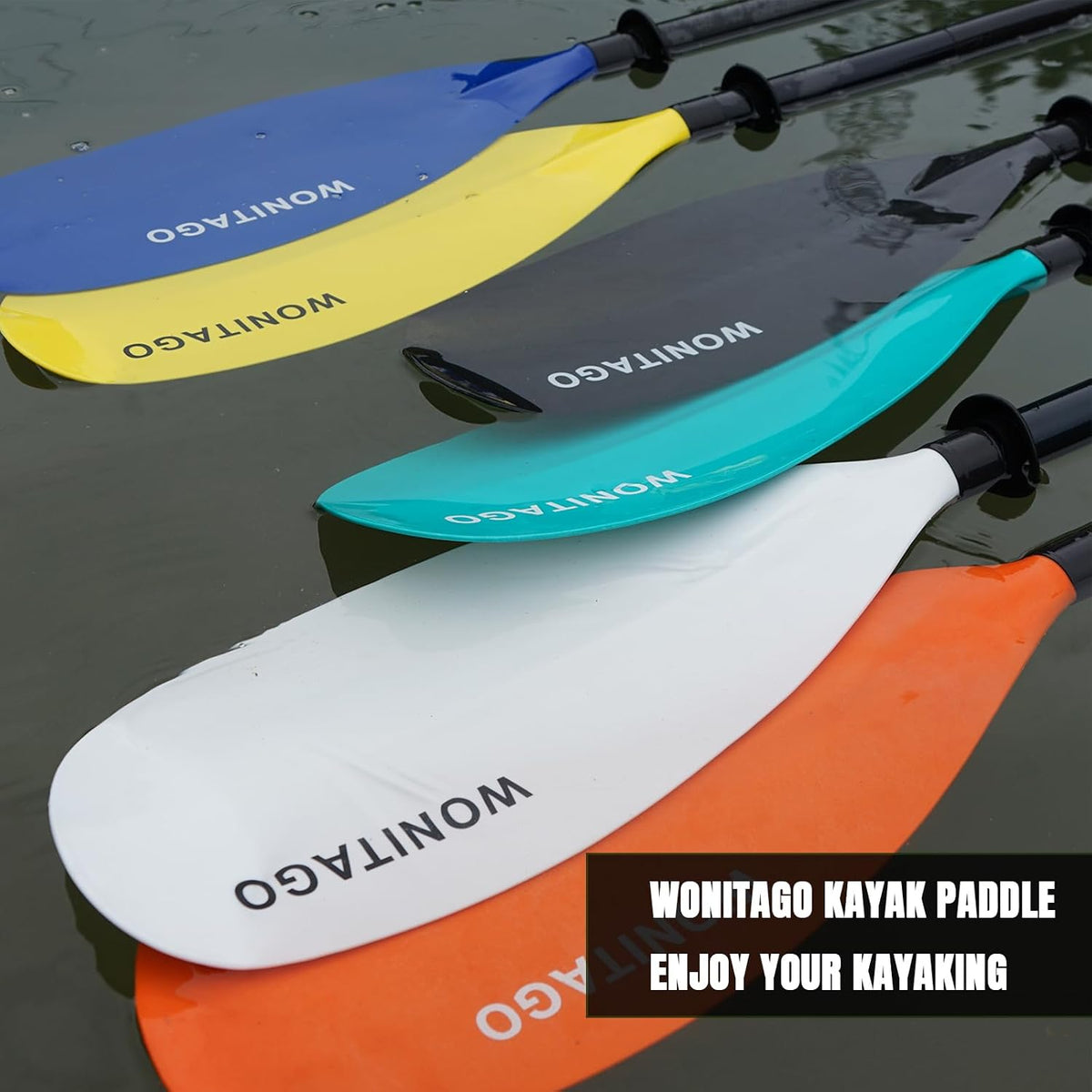 Kayak Paddle, Adjustable and Lightweight Kayaking Oar