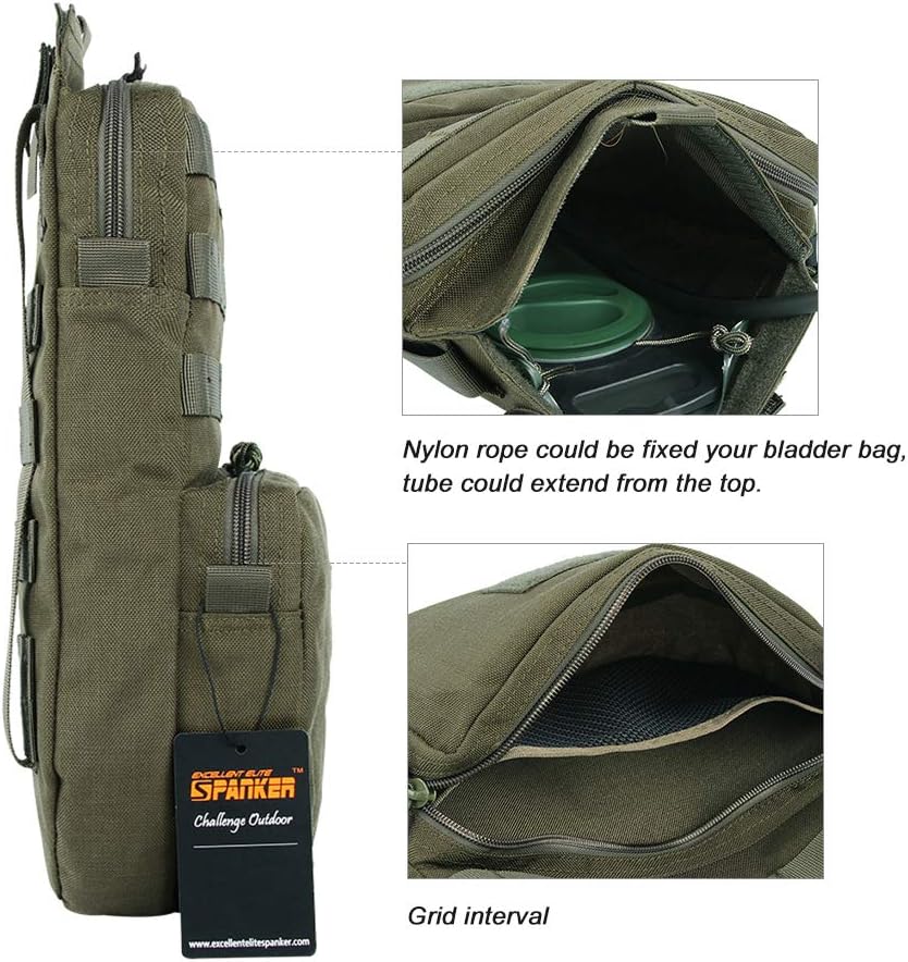 EXCELLENT ELITE SPANKER Tactical MOLLE Hydration Pack for 3L Water Bladder