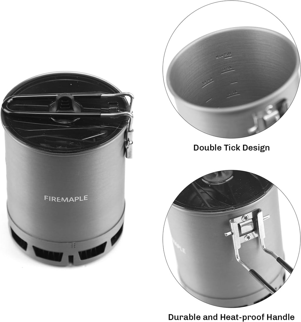 Fire-Maple Petrel G3 Pot & Hornet II Gas Stove Camping Cooking Set