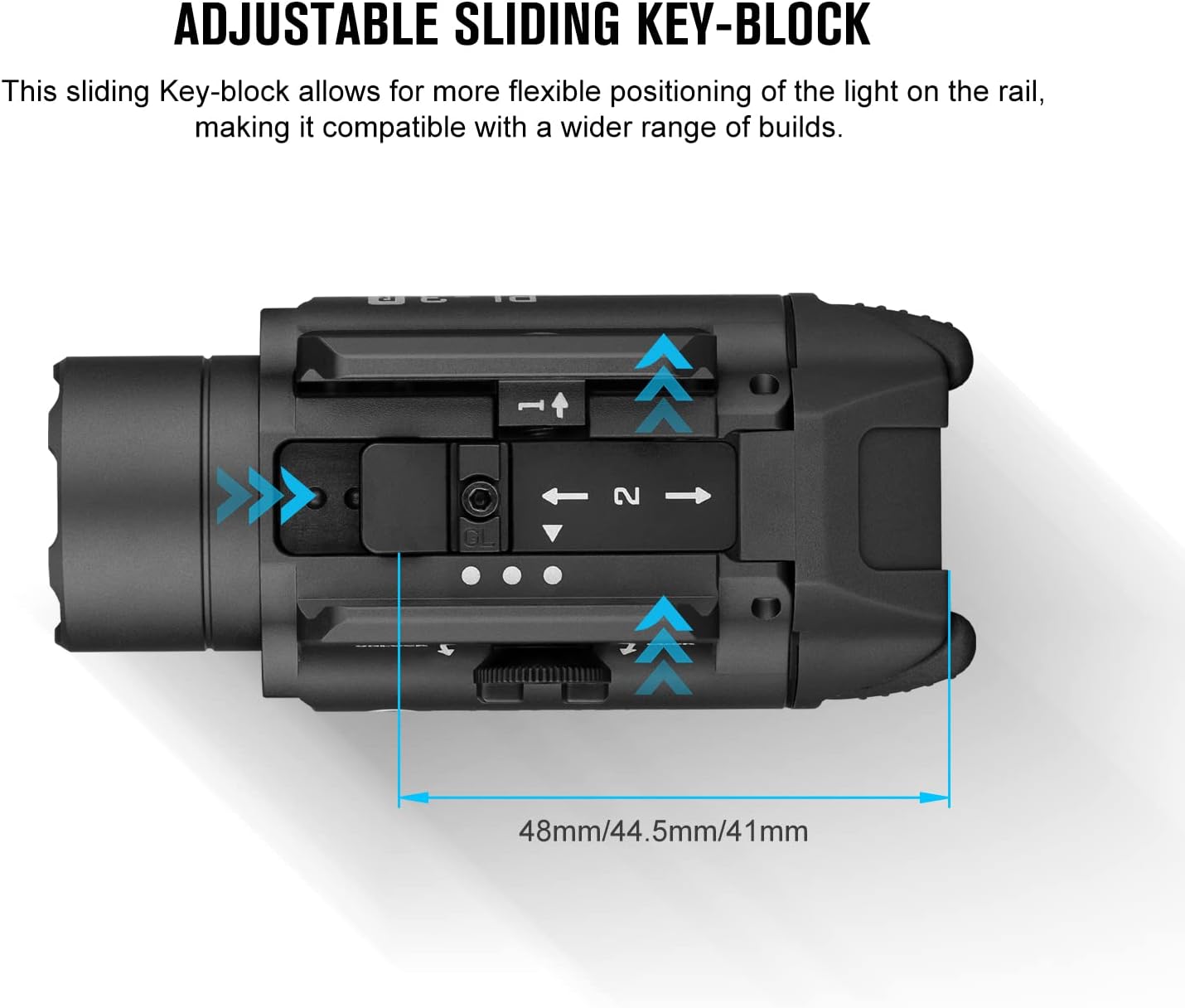 OLIGHT PL-3R Valkyrie 1500 Lumens Rechargeable Rail Mounted Weaponlight