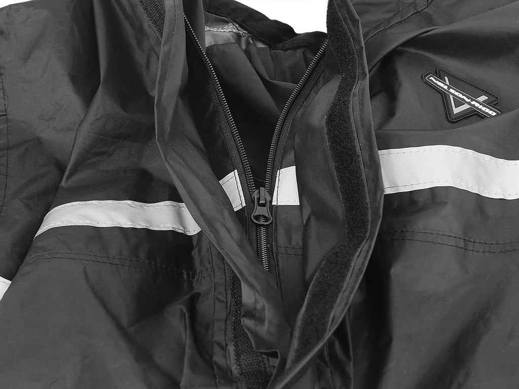 Nelson Rigg Stormrider Rain Suit; 100% Waterproof, Pants and Jacket Included with Reflective Striping