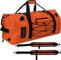 80L Dry Bag Large Waterproof Bag Roll-Top Heavy Duty Fishing Duffel Bag with Durable Straps & Handles for Kayaking Paddle boarding Boating Rafting Fishing